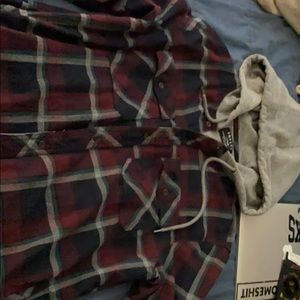 EMPYRE - button up wit hoodie